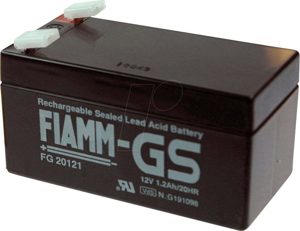 FI FG 12-1,2 - Blei-Vlies-Akku, 12 V, 1,2 Ah von FIAMM