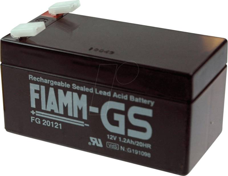 FI FG 12-1,2 - Blei-Vlies-Akku, 12 V, 1,2 Ah von FIAMM