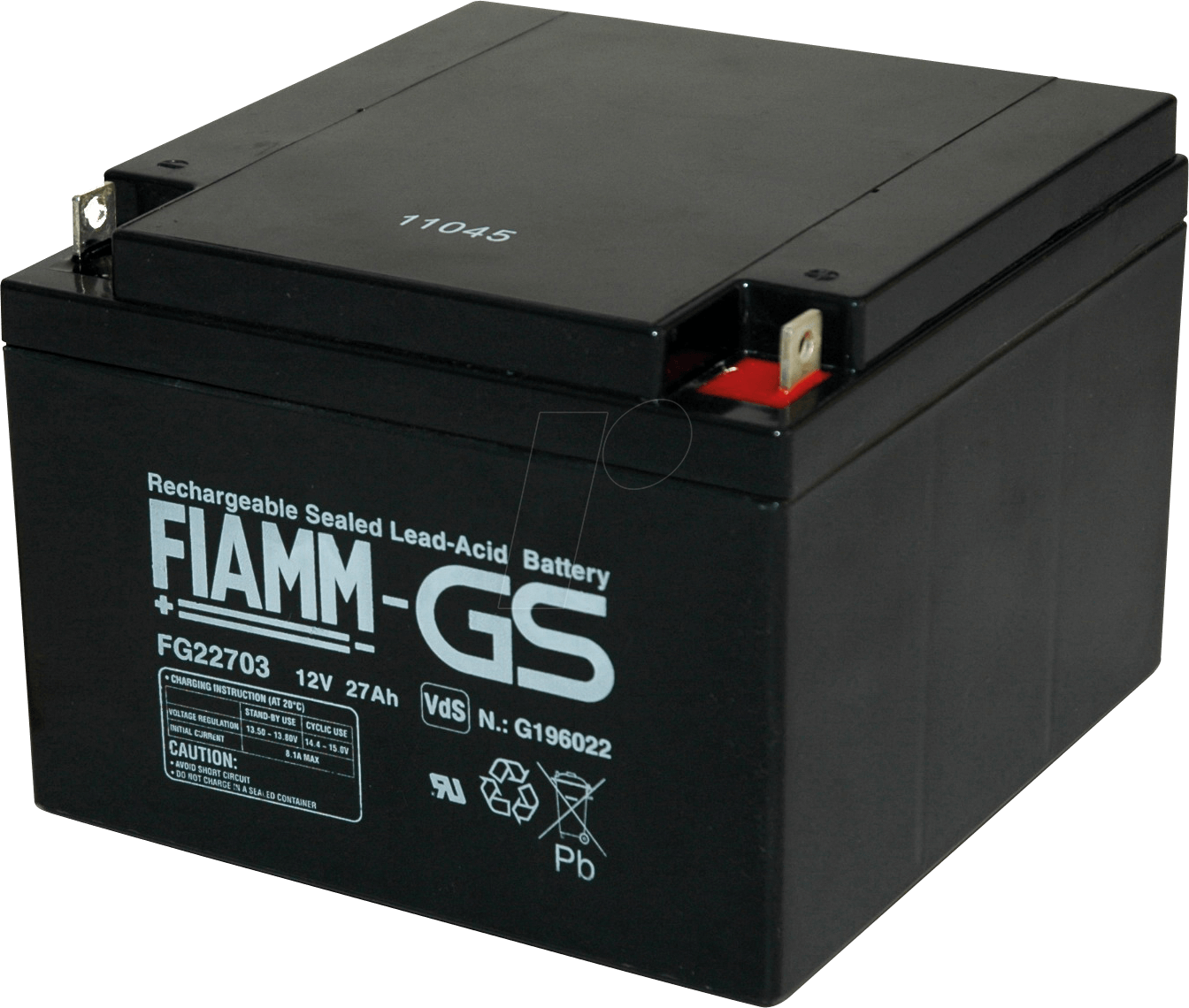 FI FG 12-27 - Blei-Vlies-Akku, 12 V, 27,0 Ah von FIAMM