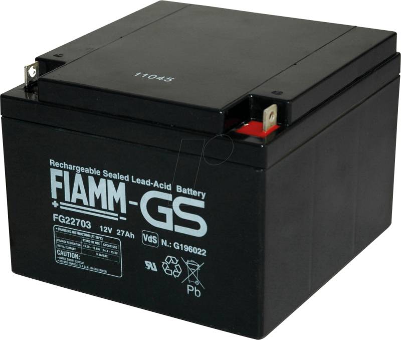 FI FG 12-27 - Blei-Vlies-Akku, 12 V, 27,0 Ah von FIAMM