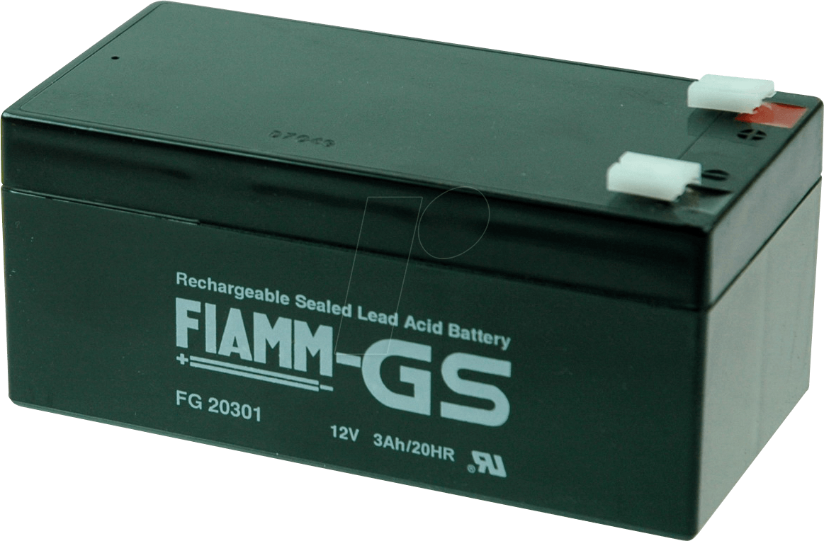 FI FG 12-3,4 - Blei-Vlies-Akku, 12 V, 3,4 Ah von FIAMM