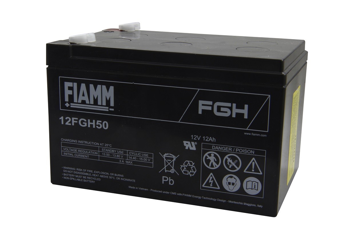 FIAMM Blei Akku 12FGH50 12.0V 12.0Ah FIAMM Blei Akku 12FGH50 12.0V 12.0Ah von FIAMM