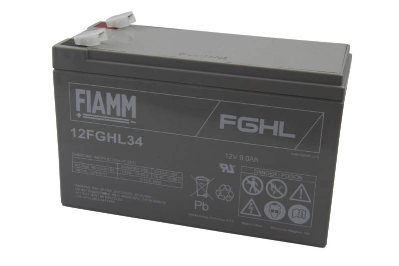 FIAMM Blei Akku 12FGHL34 (FGHL20902)  12.0V 9.0Ah von FIAMM