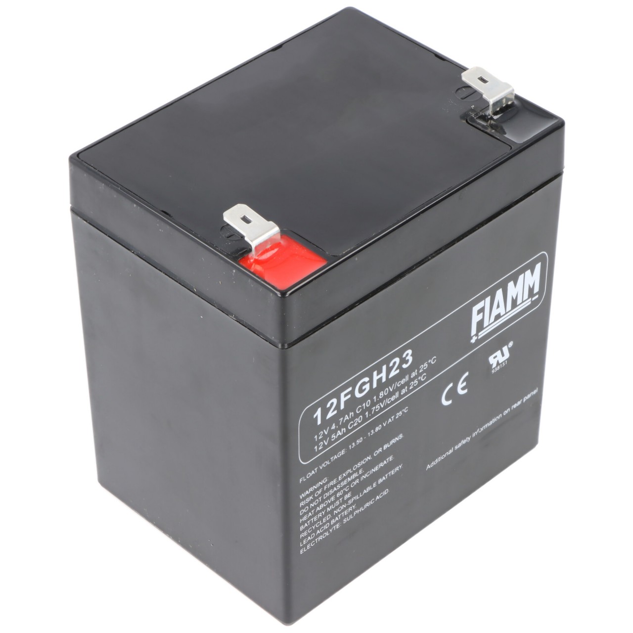 Fiamm Blei-Akku 12FGH23 AGM, Hochstrom, Faston 6,3 mm Anschluss 90x70x107mm Fiamm Blei-Akku 12FGH23 AGM, Hochstrom, Faston 6,3 mm Anschluss 90x70x107mm von FIAMM
