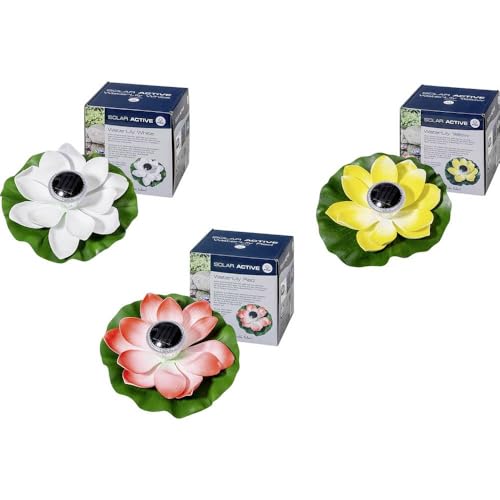 FIAP 3206-5 SOLAR Active Waterlily 3er Set Solar-Dekoleuchte 3er Set LED LED fest eingebaut Weiß, Gelb, Rot FIAP 3206-5 SOLAR Active Waterlily 3er Set Solar-Dekoleuchte 3er Set LED LED fest eingebaut Weiß, Gelb, Rot von FIAP