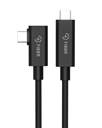 FIBBR Link Kabel 10M Kompatibel mit Oculus/Meta Quest 3/Quest 2/Pro/Pico4 Steam VR, Glasfaser Virtual Reality Headset Kabel High Speed PC Übertragung, USB 3.0 auf USB C Kabel AOC für VR Headset Gaming von FIBBR