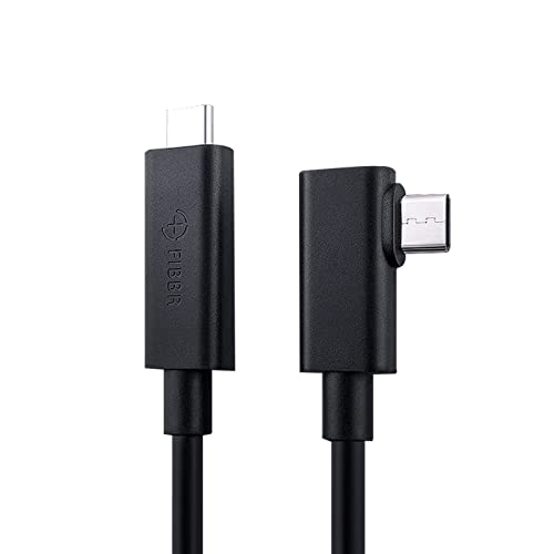 FIBBR USB-C auf USB-C Active Optical Link Kabel 3M, 5Gbps VR USB 3.1 Kabel Kompatibel mit Oculus Quest 2/Pico/Vive VR, AOC Unterstützung für schnelles Aufladen und High-Speed Datenübertragung von FIBBR