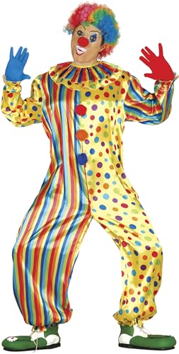Guirca- Kostüm Clown Größe L, Mehrfarbig, One Size, 84362 von FIESTAS GUIRCA