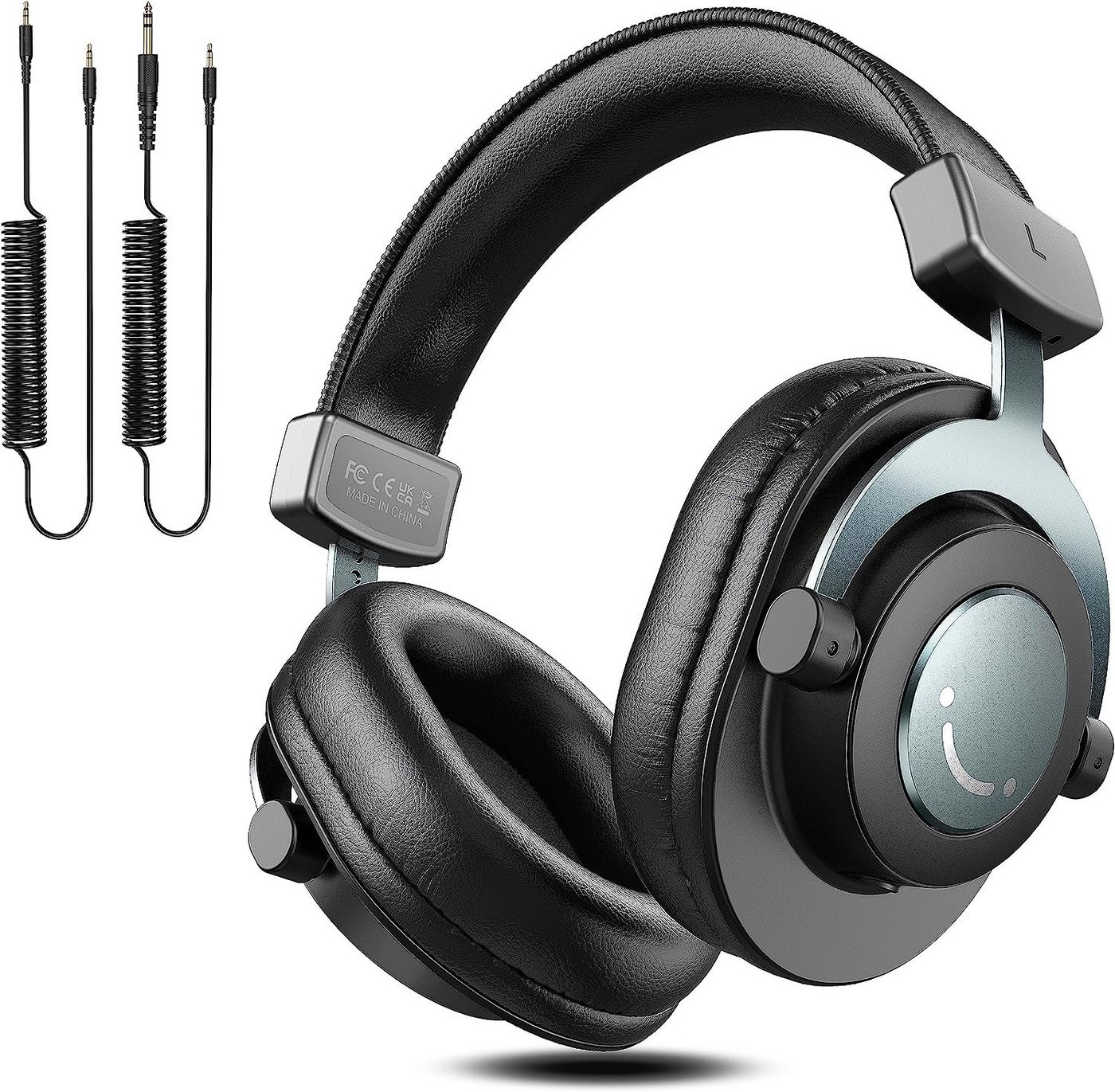 FIFINE Over Ear Kopfhörer Studio KopfhörerGeschlossene DJ Headphones Monitor Gaming-Headset (mit 6.35 & 3.5mm Klinke und 50mm Treiber für Studio Podcast Recording) von FIFINE