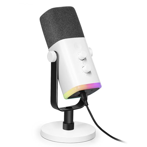 FIFINE XLR Gaming Mikrofon für Streaming Podcast Studio, USB Dynamisch Microphone PC mit Stummschalttaste, für PS4/5 Mac Mixer Soundkarten FIFINE XLR Gaming Mikrofon für Streaming Podcast Studio, USB Dynamisch Microphone PC mit Stummschalttaste, für PS4/5 Mac Mixer Soundkarten von FIFINE
