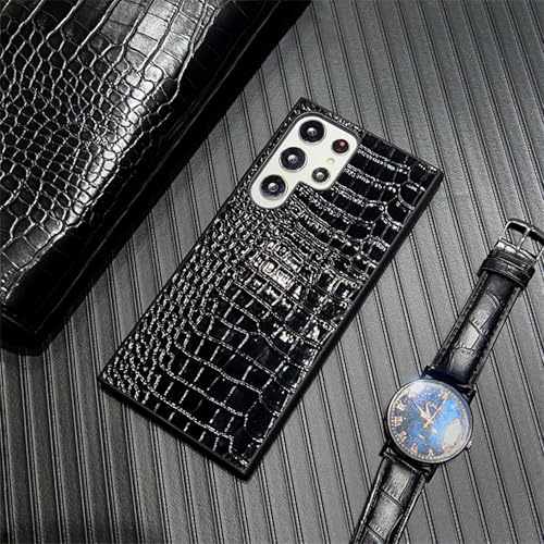 FIFTHAVE Handyhülle für Samsung Galaxy S25 Ultra Hülle 6,9",Luxus Schutzhülle Dünne Case mit Krokodilleder Muster Anti-Rutsch Cover Galaxy S25 Ultra Lederhülle Weiche TPU Stoßfest Bumper FIFTHAVE Handyhülle für Samsung Galaxy S25 Ultra Hülle 6,9",Luxus Schutzhülle Dünne Case mit Krokodilleder Muster Anti-Rutsch Cover Galaxy S25 Ultra Lederhülle Weiche TPU Stoßfest Bumper von FIFTHAVE