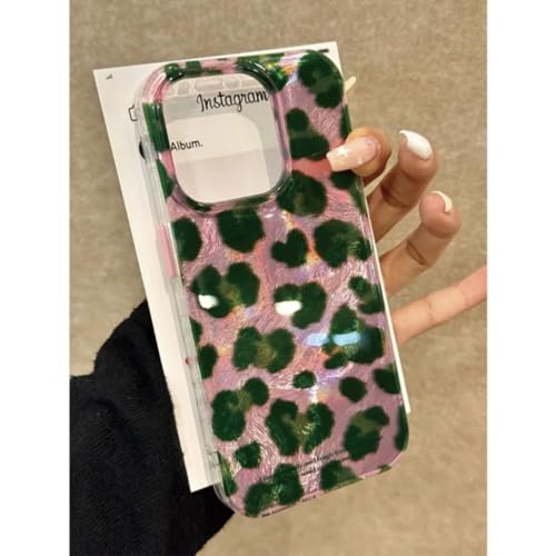 FIFTHAVE Handyhülle für iPhone 16 Pro Max Hülle Glitzer Leopard Muster Schutzhülle,Ultra Dünn iPhone 16 Pro Max Case Aesthetic Hülle Glänzend Stilvoll Weiche Silikon Cover für Frauen Mädchen-Grün 02 FIFTHAVE Handyhülle für iPhone 16 Pro Max Hülle Glitzer Leopard Muster Schutzhülle,Ultra Dünn iPhone 16 Pro Max Case Aesthetic Hülle Glänzend Stilvoll Weiche Silikon Cover für Frauen Mädchen-Grün 02 von FIFTHAVE