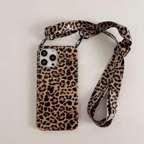 FIFTHAVE Handykette Handyhülle für iPhone 14 pro max Hülle mit Band Leopard Necklace Case mit Kordel zum Umhängen Silikon Bumper Kratzfest Schutzhülle TPU Stoßfeste Cover 6.7" Braun FIFTHAVE Handykette Handyhülle für iPhone 14 pro max Hülle mit Band Leopard Necklace Case mit Kordel zum Umhängen Silikon Bumper Kratzfest Schutzhülle TPU Stoßfeste Cover 6.7" Braun von FIFTHAVE