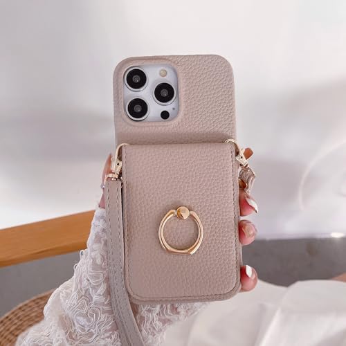 FIFTHAVE Handykette Handyhülle iPhone 12 pro Hülle mit Band 6.1'' Schutzhülle mit Ring Silikon Bumper Case mit Ständer PU Spiegel Kartenhalter TPU Stoßfest Cover für iPhone 12 pro Hell Khaki FIFTHAVE Handykette Handyhülle iPhone 12 pro Hülle mit Band 6.1'' Schutzhülle mit Ring Silikon Bumper Case mit Ständer PU Spiegel Kartenhalter TPU Stoßfest Cover für iPhone 12 pro Hell Khaki von FIFTHAVE