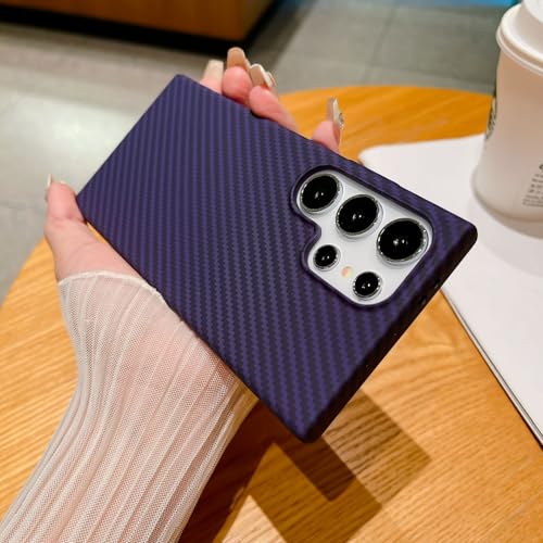 FIFTHAVE Hülle für Samsung Galaxy S22 Plus Handyhülle Ultradünne,Leicht Matt Case für Samsung Galaxy S22 Plus Hard Slim Schutzhülle Carbon Fiber Look Stoßfest Kratzfeste Cover Violett FIFTHAVE Hülle für Samsung Galaxy S22 Plus Handyhülle Ultradünne,Leicht Matt Case für Samsung Galaxy S22 Plus Hard Slim Schutzhülle Carbon Fiber Look Stoßfest Kratzfeste Cover Violett von FIFTHAVE