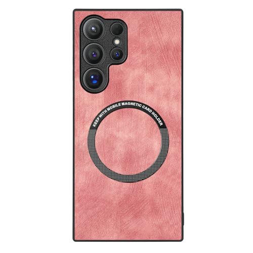 FIFTHAVE Magnetisch Hülle für Samsung Galaxy S22,Leder Handyhülle Samsung Galaxy S22 Kabelloses Laden Case Kratzfeste Stoßfest Hautfreundlich PU-Leder Cover Klassische Schutzhülle Rosa FIFTHAVE Magnetisch Hülle für Samsung Galaxy S22,Leder Handyhülle Samsung Galaxy S22 Kabelloses Laden Case Kratzfeste Stoßfest Hautfreundlich PU-Leder Cover Klassische Schutzhülle Rosa von FIFTHAVE