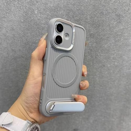FIFTHAVE Magnetische Handyhülle für iPhone 12 Pro Max Hülle mit Ständer,Weiche Silikon Case Magnetische iPhone 12 Pro Max Schutzhülle mit Kabelloses Laden Bumper Rutschfestes Stoßfest Cover Grau FIFTHAVE Magnetische Handyhülle für iPhone 12 Pro Max Hülle mit Ständer,Weiche Silikon Case Magnetische iPhone 12 Pro Max Schutzhülle mit Kabelloses Laden Bumper Rutschfestes Stoßfest Cover Grau von FIFTHAVE
