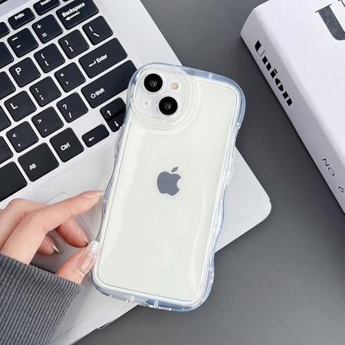 FIFTHAVE für iPhone 13 Pro Hülle Transparent,Welle Rahmen Handyhülle iPhone 13 Pro Curly Aesthetic Silikon Case Wave Wellen Design Schutzhülle Stoßfest Bumper Cover Kameraschutz Transparenz FIFTHAVE für iPhone 13 Pro Hülle Transparent,Welle Rahmen Handyhülle iPhone 13 Pro Curly Aesthetic Silikon Case Wave Wellen Design Schutzhülle Stoßfest Bumper Cover Kameraschutz Transparenz von FIFTHAVE