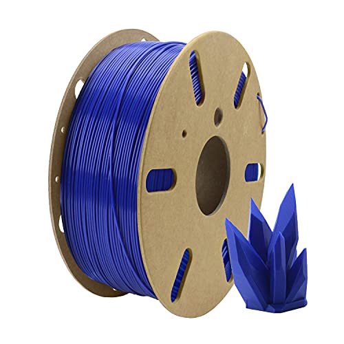 Filamentive PLA - Dark Blue/Dunkelblau - 1.75mm 3D Drucker Filament, Recyceltes Material + Spule aus 100% recycelbarem Karton - Ermöglicht Nachhaltiges Drucken (1KG) von FILAMENTIVE