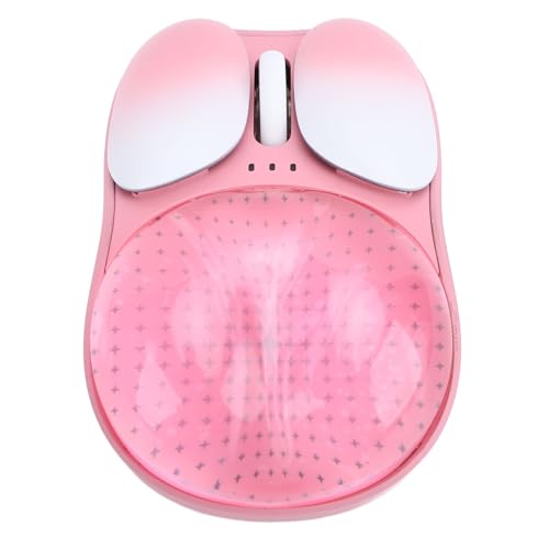 FILFEEL Computermaus, Bunte -Maus mit Hintergrundbeleuchtung, Schlafmodus, DPI-Umschalttaste, Kontrollleuchten, ABS 800 1200 1600 DPI, Dual-Modus-2,4-G-Empfänger von FILFEEL