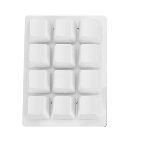 FILFEEL Einhändig Programmierbare Mechanische Tastatur, 12-Tasten-RGB-Makro-Gaming-Tastatur mit Rotem Mechanischem Schalter für Arbeit, Gaming, Musik und Mehr, Tastatur aus Acryl + ABS, von FILFEEL