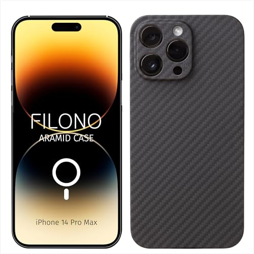 FILONO Aramid Hülle für iPhone 14 Pro Max, ultradünn, kompatibel mit MagSafe von FILONO