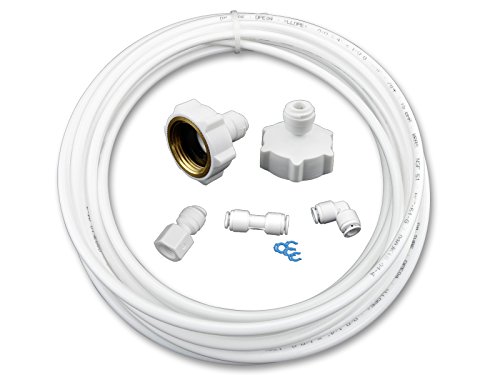 FILTROTECH 7m Wasserzulaufleitung Anschluss-Set für Kühlschrank Side by Side Wasserschlauch 1/4" von FILTROTECH