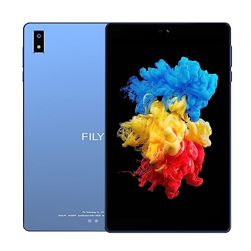 FILY Android Tablet, 8 Zoll Tablet Android 12, 4 GB + 128 GB Speicher, Quad-Core-Prozessor, 2.0 GHz, Vollmetallabdeckung, 5 + 8 MPKamera, 5 G/2.4 G Dual-Band WiFi HD Tablet Touchscreen-Tablets (Blau) von FILY