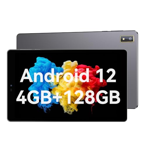 FILY Android Tablet, 8 Zoll Tablet Android 12, 4 GB + 128 GB Speicher, Quad-Core-Prozessor, 2.0 GHz, Vollmetallabdeckung, 5 + 8 MPKamera, 5 G/2.4 G Dual-Band WiFi HD Tablet Touchscreen-Tablets (Grau) von FILY