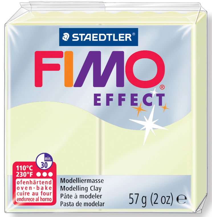 FIMO EFFECT Modelliermasse, ofenhärtend, nachtleucht, 57 g von FIMO