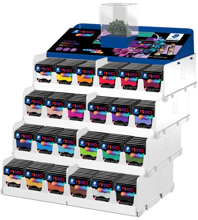 FIMO PROFESSIONAL Modeliermasse, ofenhärtend, 288er Display von FIMO
