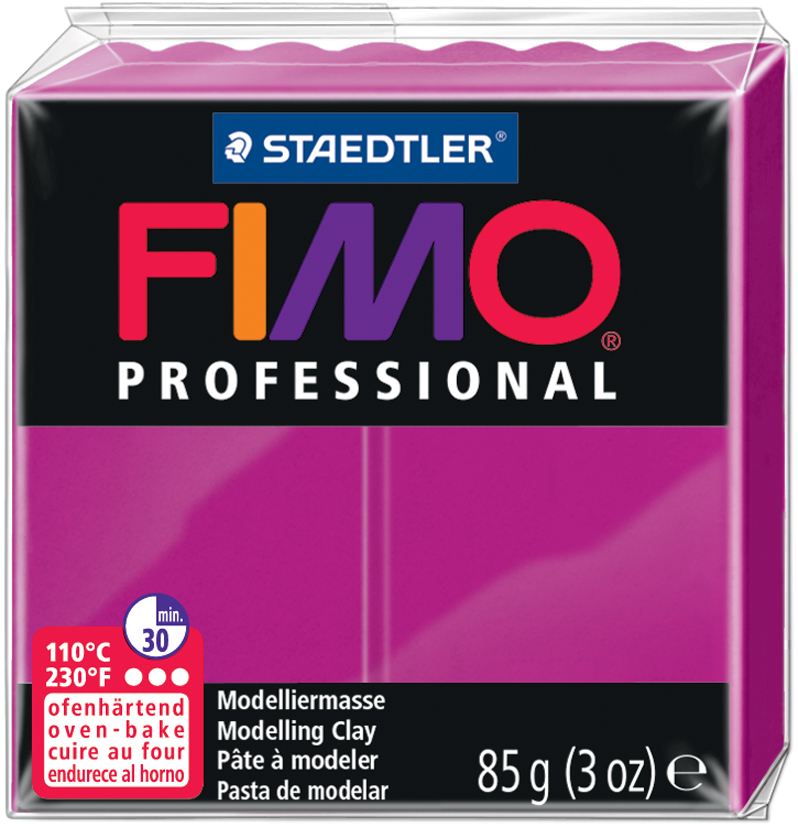 FIMO PROFESSIONAL Modelliermasse, echtmagenta, 85 g von FIMO