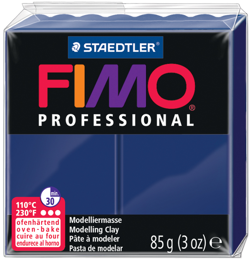 FIMO PROFESSIONAL Modelliermasse, marineblau, 85 g von FIMO