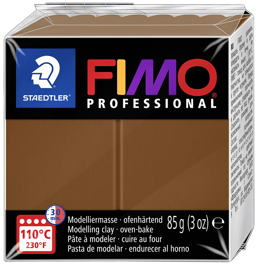 FIMO PROFESSIONAL Modelliermasse, ofenhärtend, noisette, 85g von FIMO