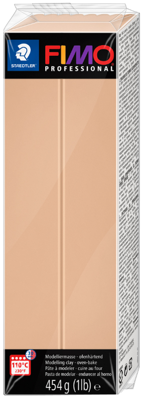 FIMO PROFESSIONAL Modelliermasse, ofenhärtend, sand, 454 g von FIMO