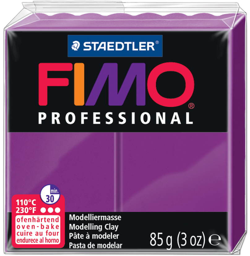 FIMO PROFESSIONAL Modelliermasse, ofenhärtend, violett, 85 g von FIMO