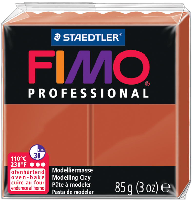 FIMO PROFESSIONAL Modelliermasse, terrakotta, 85 g von FIMO