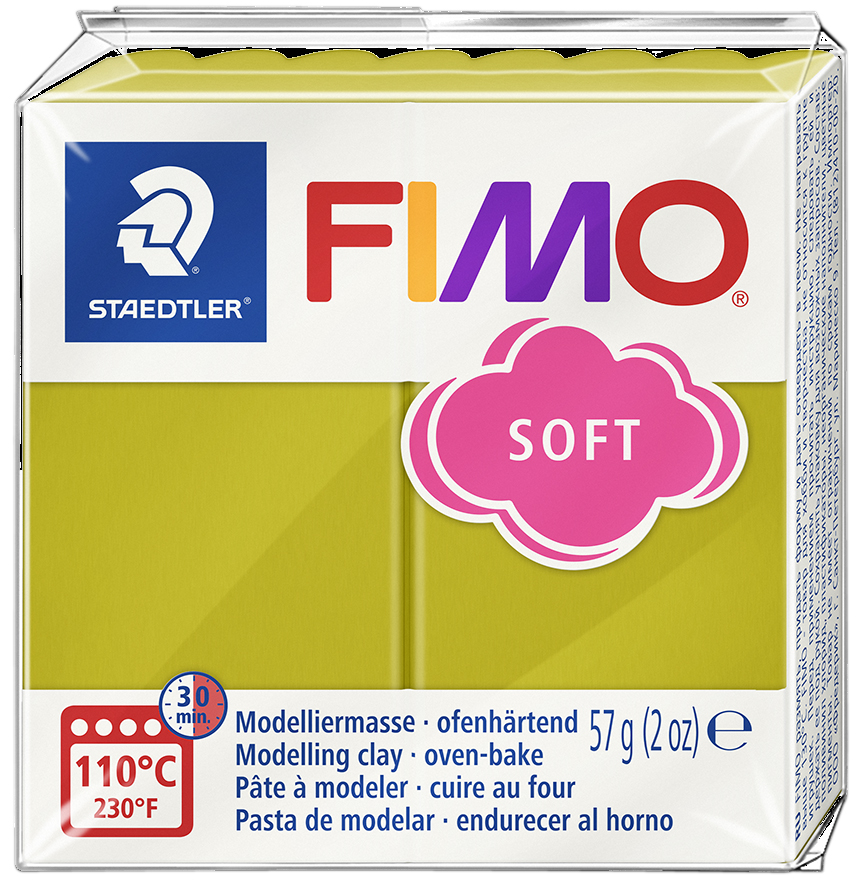 FIMO SOFT Modelliermasse, ofenhärtend, beach grass, 57 g von FIMO