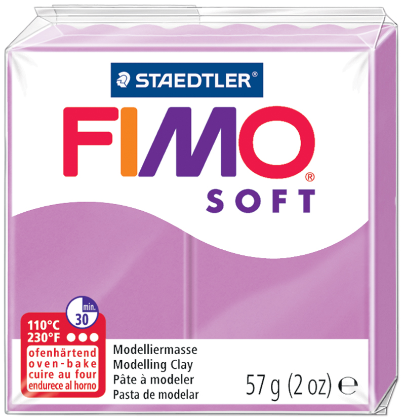 FIMO SOFT Modelliermasse, ofenhärtend, lavendel, 57 g von FIMO
