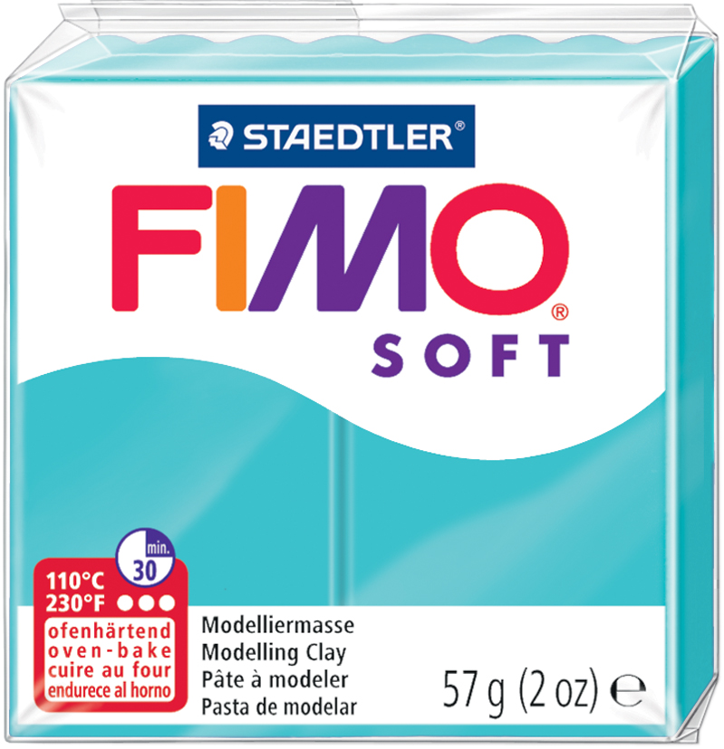 FIMO SOFT Modelliermasse, ofenhärtend, pfefferminz, 57 g von FIMO