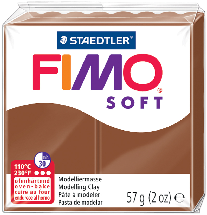 FIMO SOFT Modelliermasse, ofenhärtend, sahara, 57 g von FIMO