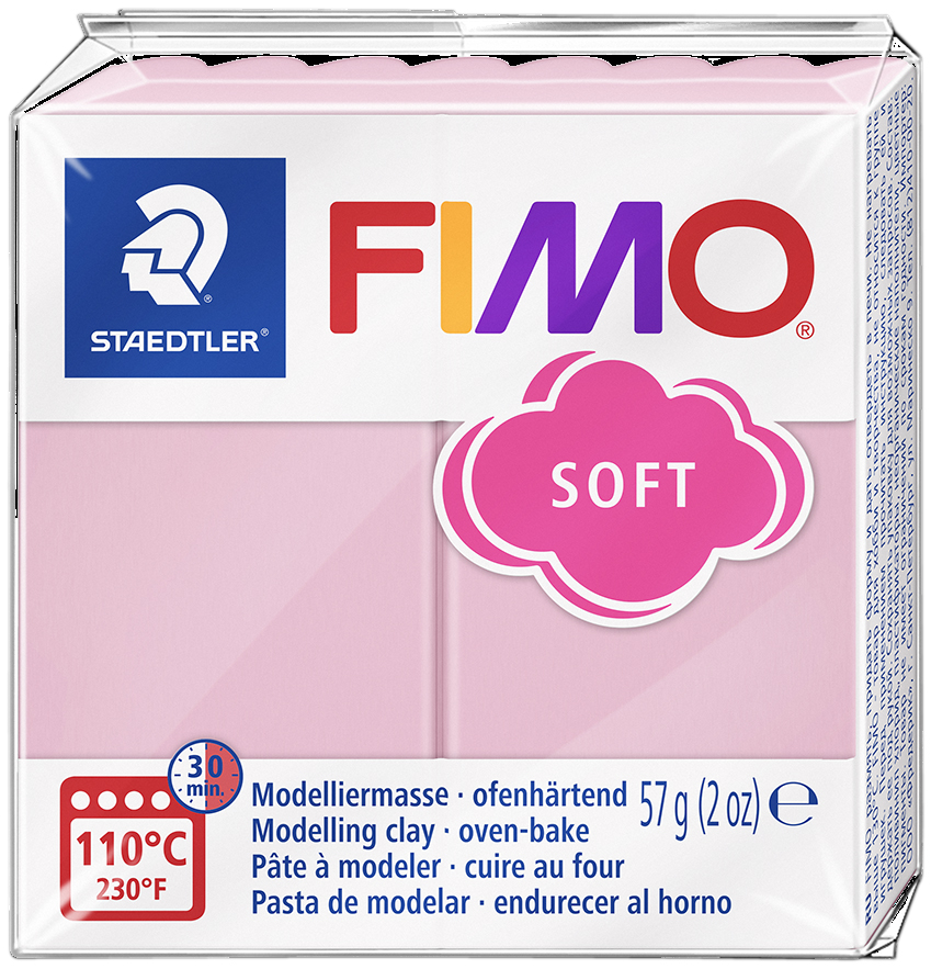 FIMO SOFT Modelliermasse, ofenhärtend, strawberry cream, 57g von FIMO