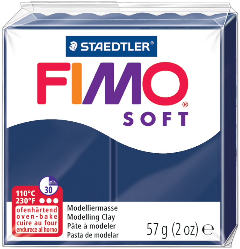 FIMO SOFT Modelliermasse, ofenhärtend, windsorblau, 57 g von FIMO