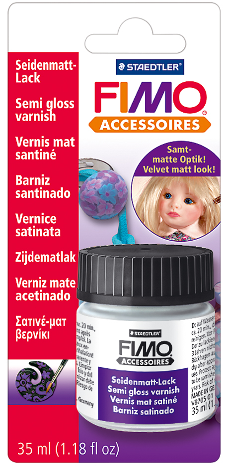 FIMO Seidenmatt-Lack, 35 ml im Gläschen von FIMO