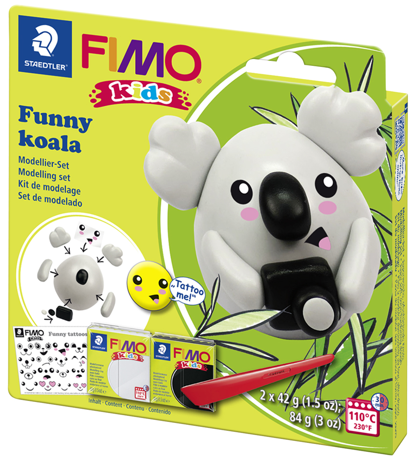 FIMO kids Modellier-Set , Funny koala, , Blister von FIMO