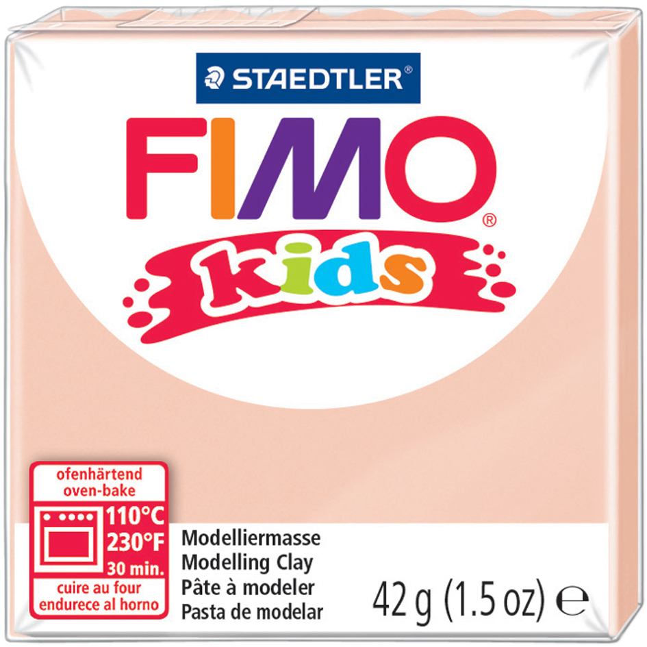 FIMO kids Modelliermasse, ofenhärtend, hautfarben, 42 g von FIMO