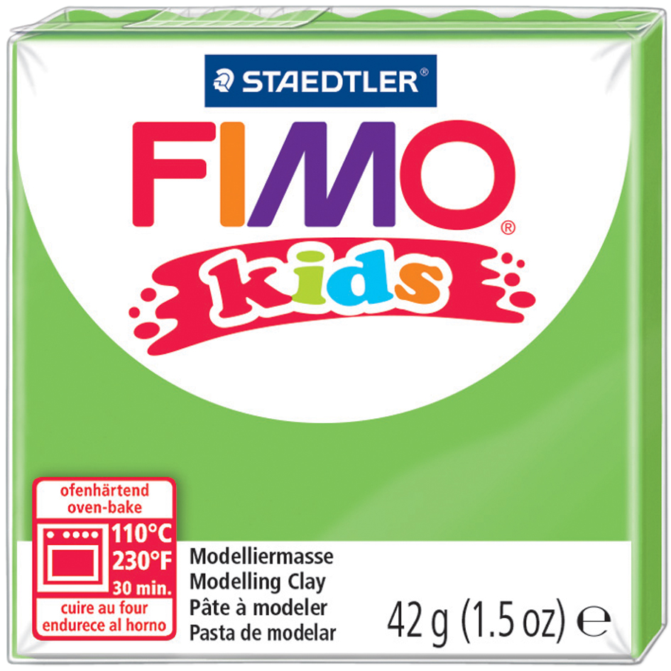 FIMO kids Modelliermasse, ofenhärtend, hellgrün, 42 g von FIMO