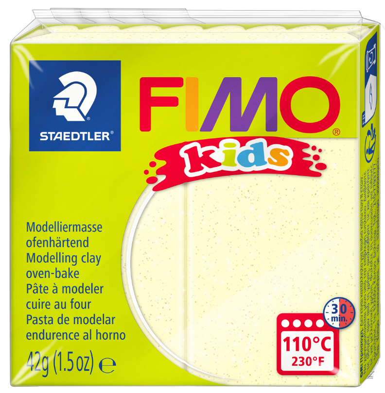FIMO kids Modelliermasse, ofenhärtend, pearl-hellgelb, 42 g FIMO kids Modelliermasse, ofenhärtend, pearl-hellgelb, 42 g von FIMO
