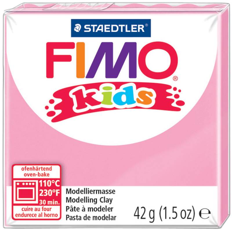 FIMO kids Modelliermasse, ofenhärtend, pink, 42 g von FIMO