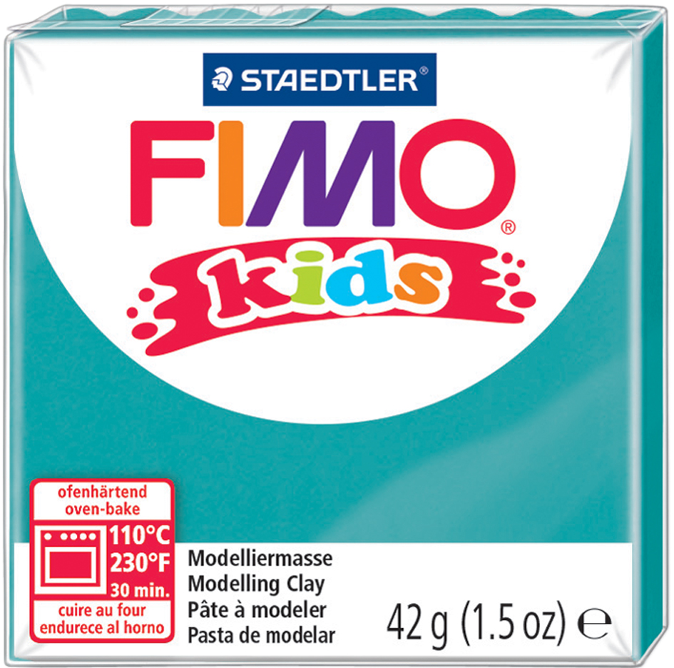 FIMO kids Modelliermasse, ofenhärtend, türkis, 42 g von FIMO